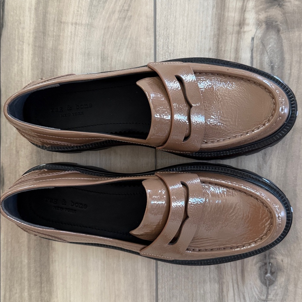rag & bone Quinn Platform Penny Chunky Loafers Size 38.5 (US 8.5) - Picture 5 of 12